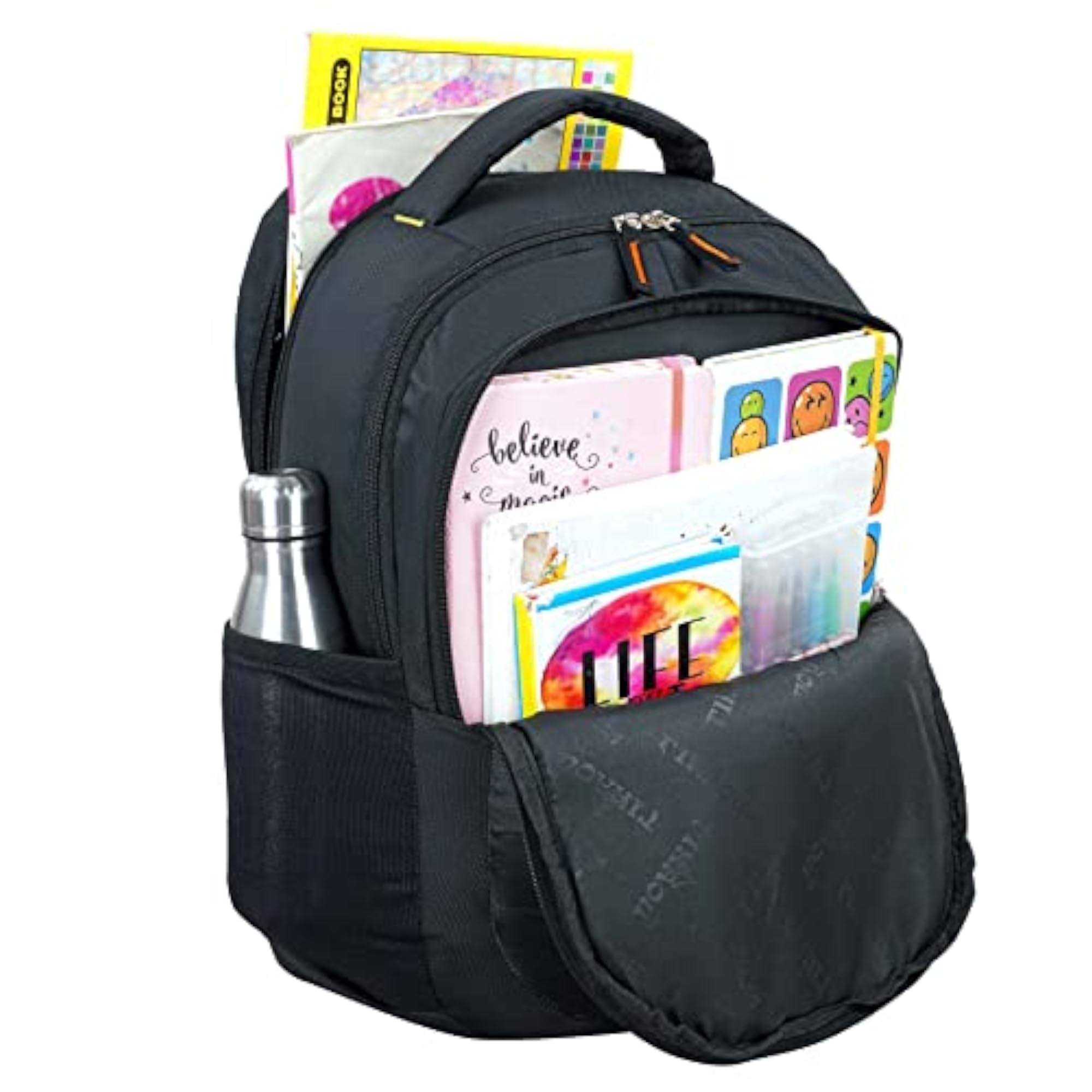 Unisex Casual Polyester 36L Backpack for School and Travel